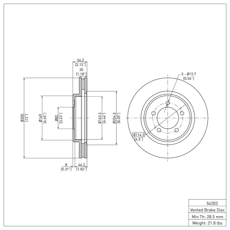 DFC 06-10 Ford Explorer Sport Trac Front Brake Rotor