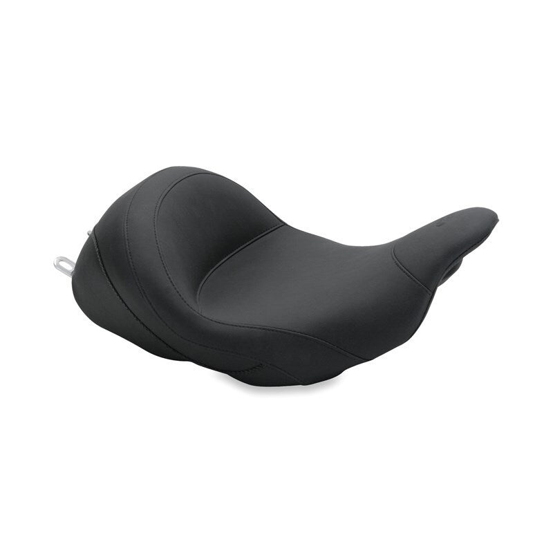 Mustang Motorcycle Mustang 08-21 Harley Electra Glide Std, Rd Glide, Rd King, Str Glide Lowdown Solo Seat - Black