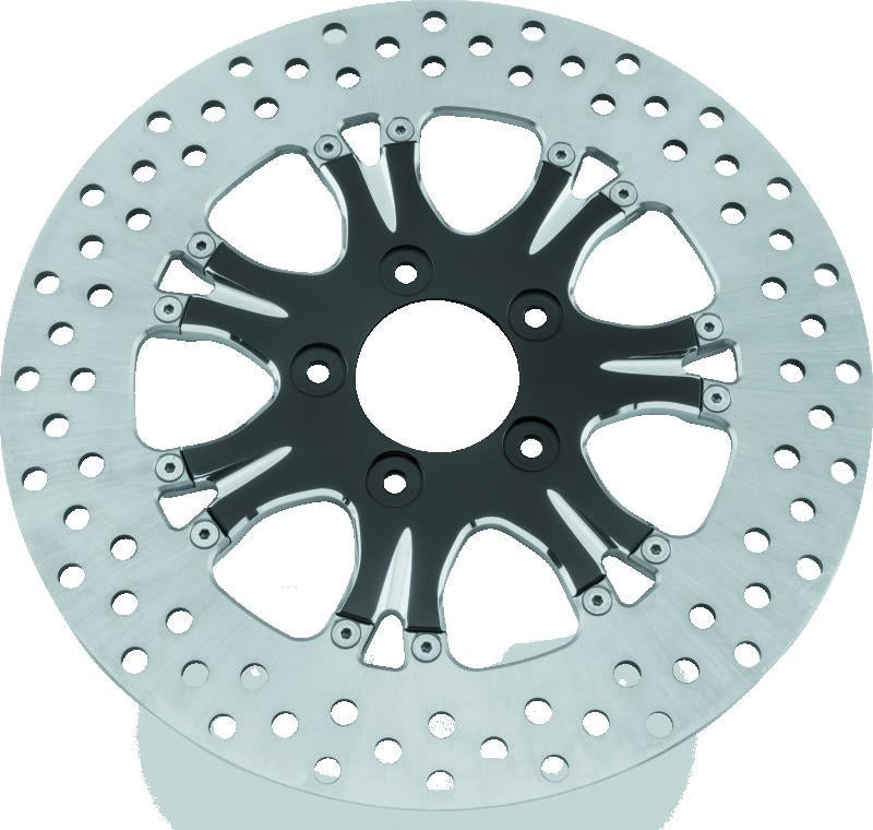 Performance Machine Disc/Carr 11.5 Heathen Rear Left - Contrast Cut Platinum