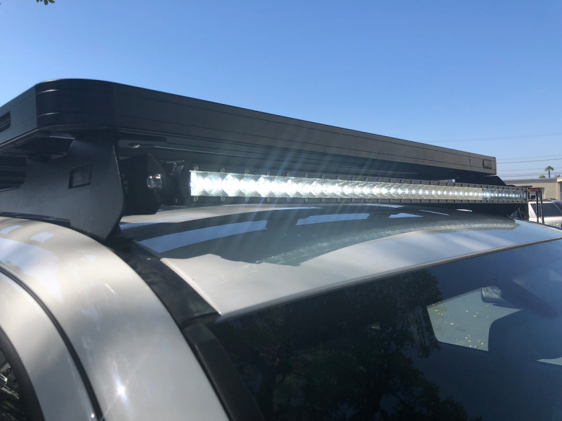 Cali Raised LED Cali Raised Front Runner Slimline Roof Rack Led Bar Brackets Kit - 42 Inch Slim Led Light Bar Amber