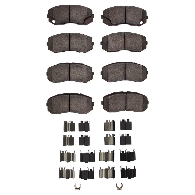 R1 Concepts R1 05-11 Freightliner FL360 (Mexico) Front/Rear Ceramic Pads & Hardware Kit