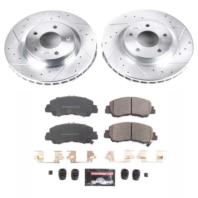 PowerStop Power Stop 2018 Mitsubishi Eclipse Cross Front Z23 Evolution Sport Brake Kit