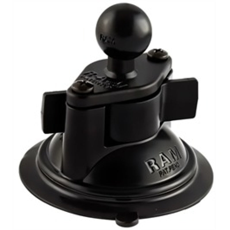 sPOD Ram Mount Suction Cup Twist Lock Base 3.3in w/1in Ball