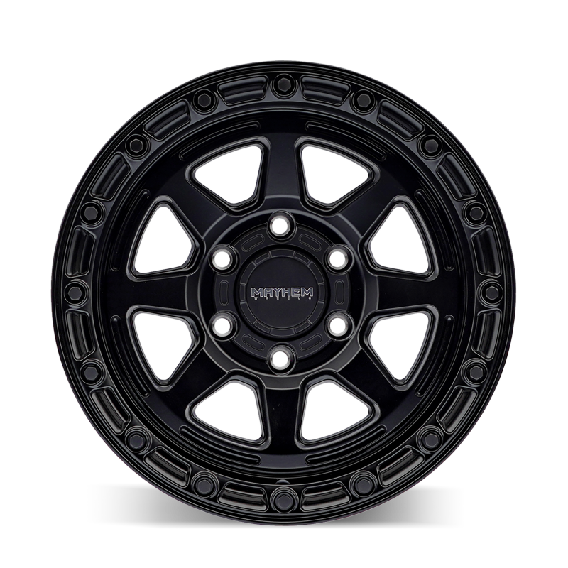Mayhem 8306 Ridgeline 17x8.5 / 6x139.7 BP / 6mm Offset / 106.1mm Hub Satin Black Wheel