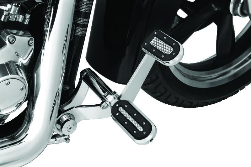 Kuryakyn Heavy Industry Brake Pedal Pad FX Models Chrome