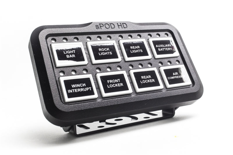 sPOD 8 Circuit Systems Add On HD Switch Panel