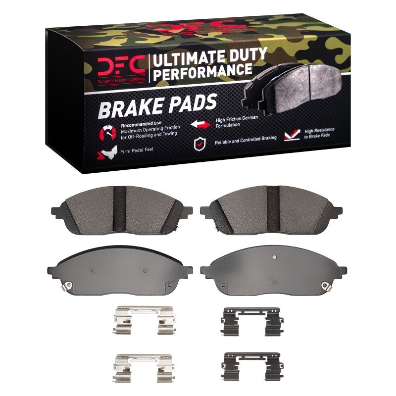DFC 21-25 Jeep Grand Cherokee L Front Ultimate Duty Performance Brake Pads and Hardware Kit