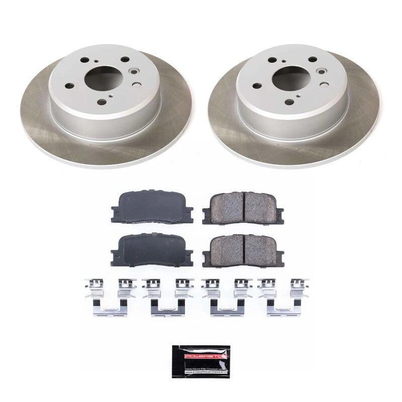 PowerStop Power Stop 01-03 Toyota Highlander Rear Semi-Coated Rotor Kit