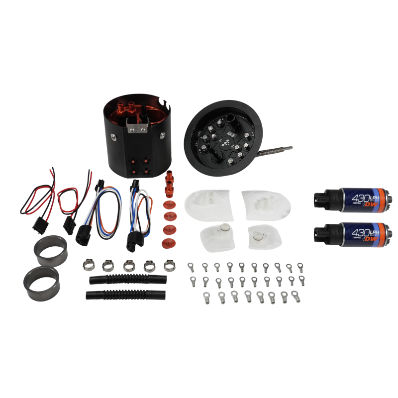 DeatschWerks 06-13 BMW E9X/E8X X2 Dual Pump Module w/ Dual DW430 Fuel Pumps