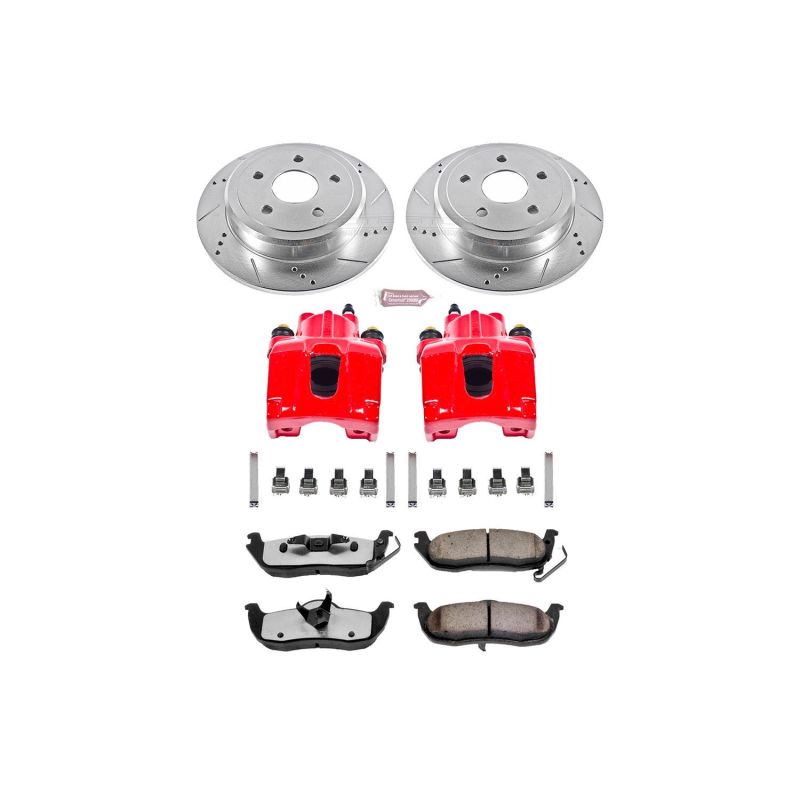 PowerStop Power Stop 06-10 Jeep Commander Rear Z36 Truck & Tow Brake Kit w/Calipers