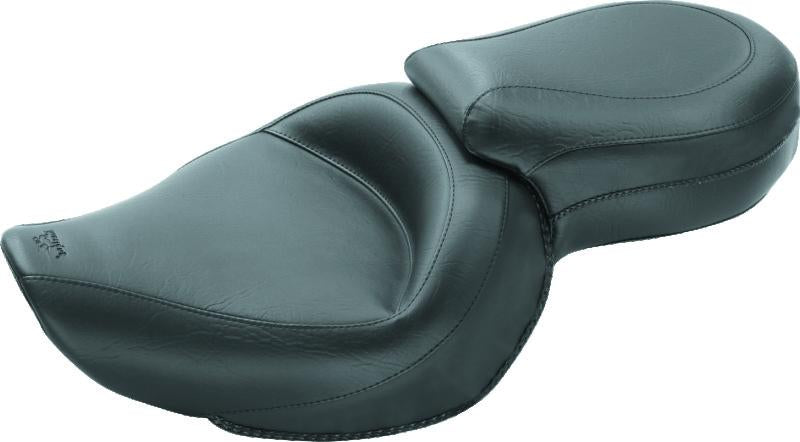 Mustang Motorcycle Mustang 04-21 Harley Sportster Wide Touring 1PC Seat - Black