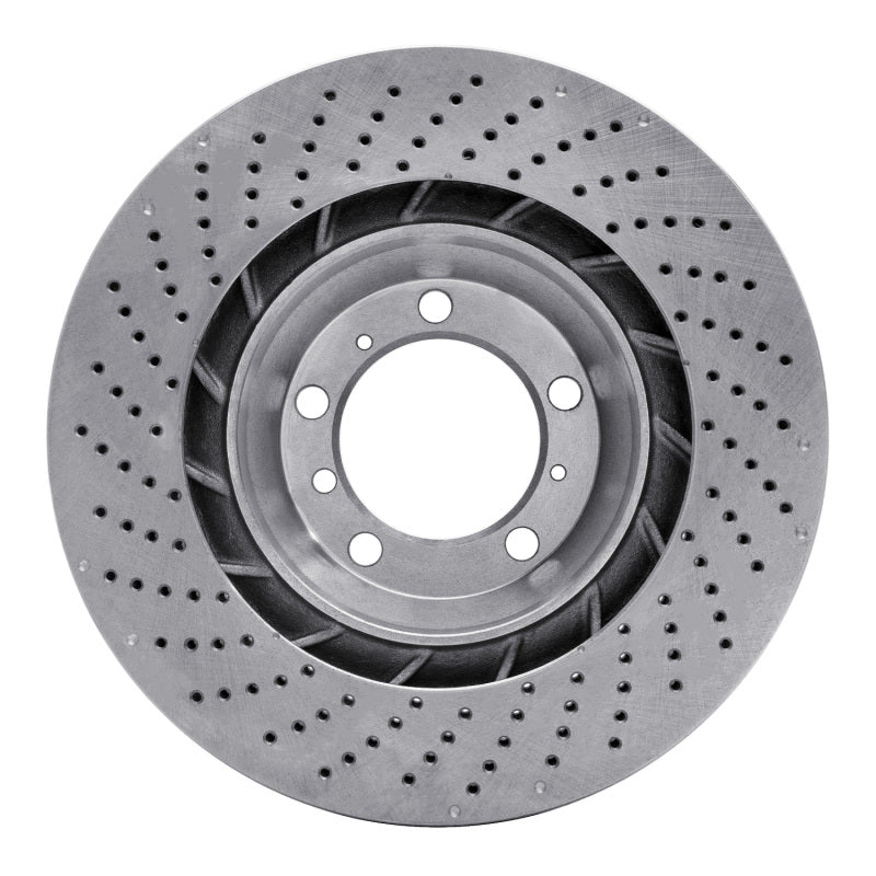 DFC 07-13 Porsche 911 Right Rear Drilled Brake Rotor