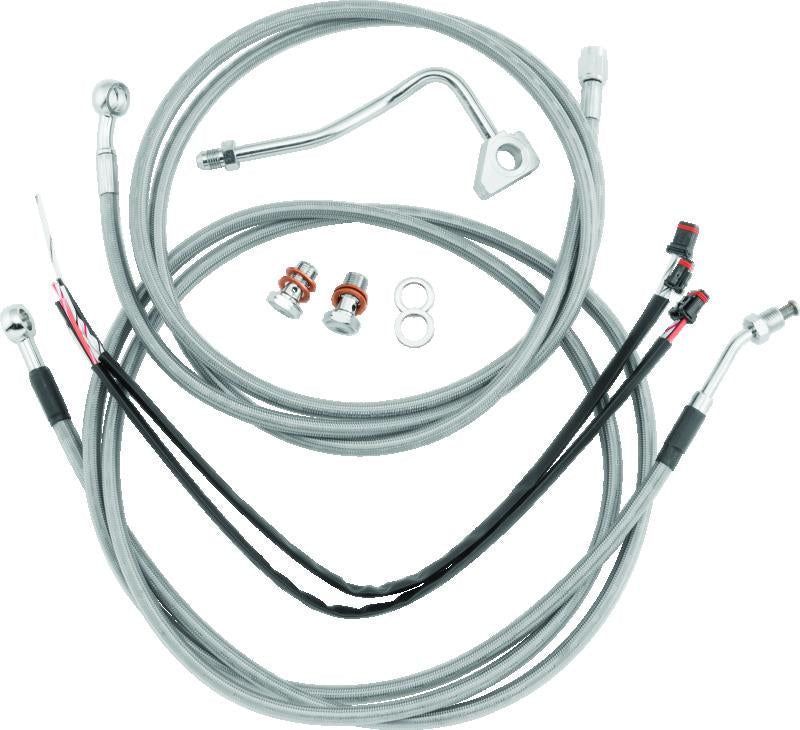 Burly Brand Control Kit 13in ABS - Stainless Steel