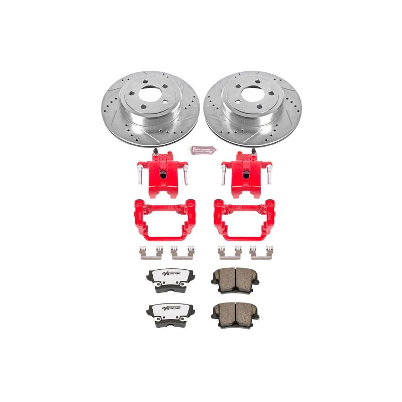 PowerStop Power Stop 05-19 Chrysler 300 Rear Z26 Street Warrior Brake Kit w/Calipers