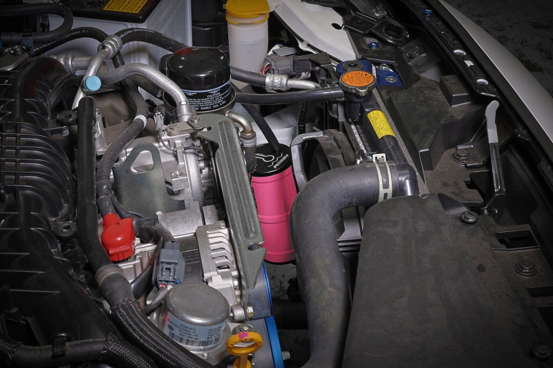 Perrin Performance PERRIN 02-26 Subaru WRX / 04-21 STI / 13-26 BRZ/GR86/FRS/86 Coolant Overflow Tank - Hyper Pink