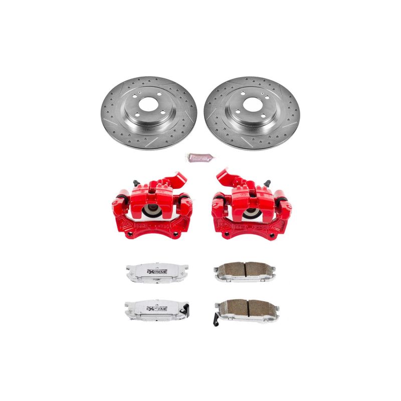 PowerStop Power Stop 01-05 Mazda Miata Rear Z26 Street Warrior Brake Kit w/Calipers