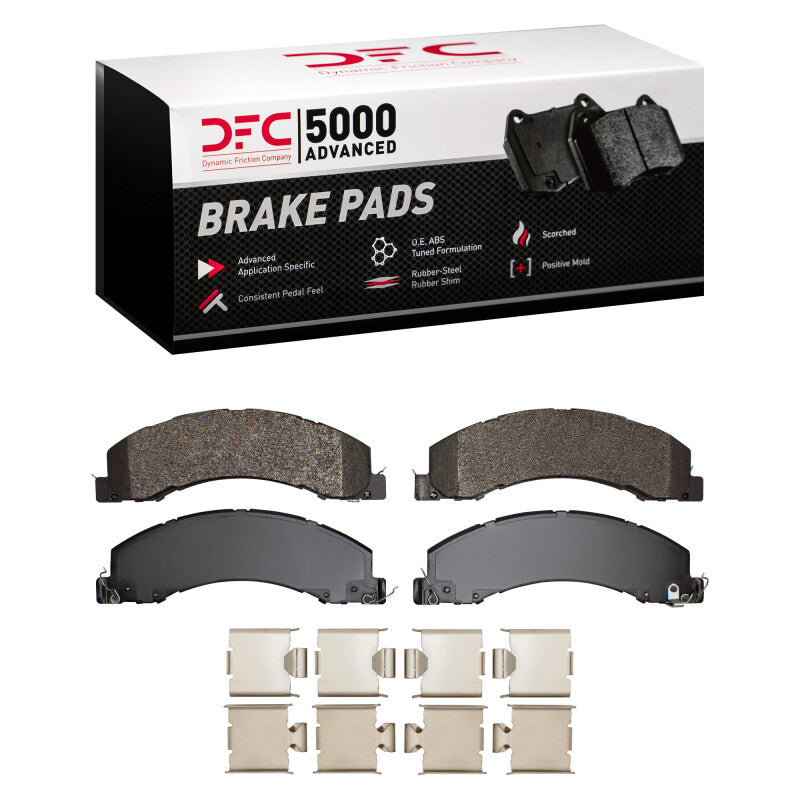 DFC 08-25 Dodge Ram 4500 Rear/Front 5000 Advanced Semi Metallic Brake Pads and Hardware Kit