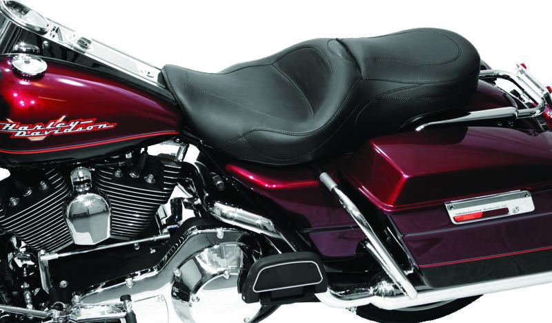 Mustang Motorcycle Mustang 97-07 Harley Road King, 06-07 Street Glide, 00-05 Eagle Sport Touring 1PC Seat - Black