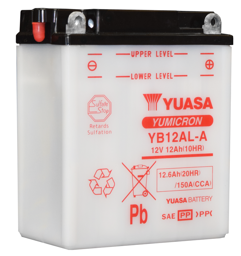 Yuasa Battery Yuasa YB12AL-A Yumicron 12-Volt Battery