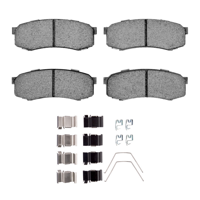 R1 Concepts R1 1993-2024 Lexus GX470 Rear R1 Semi Met Pads & Hardware Kit