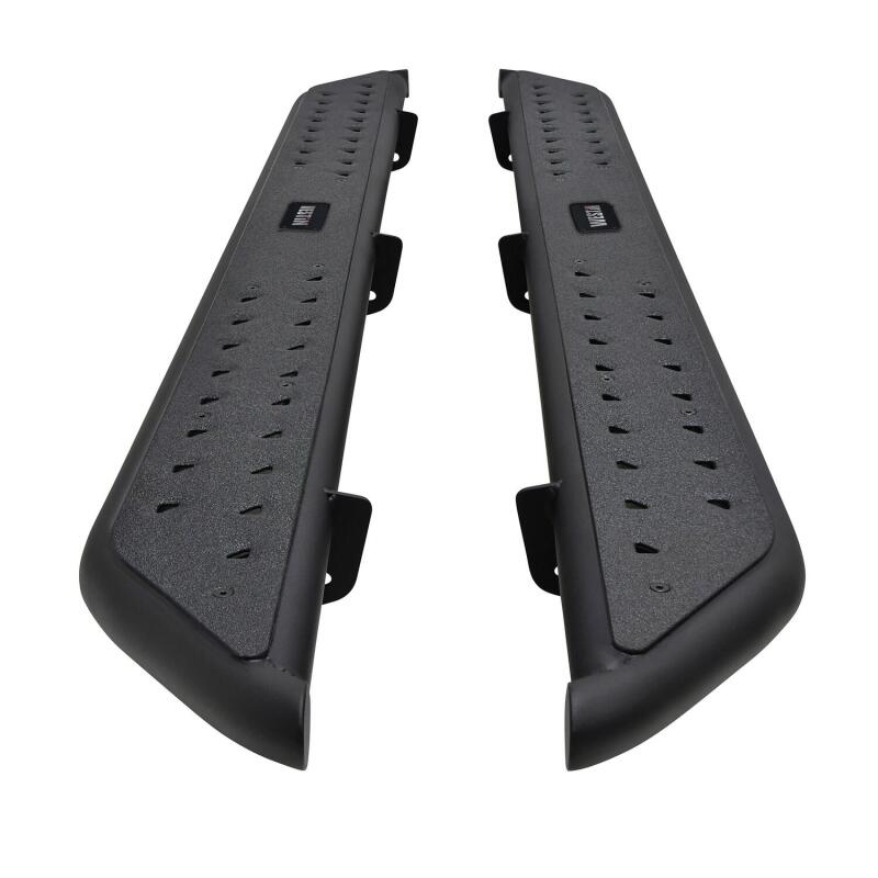 Westin 14-18 Chevrolet/GMC Silv/Seirra 1500 Double Cab Outlaw Nerf Step Bars - Textured Black