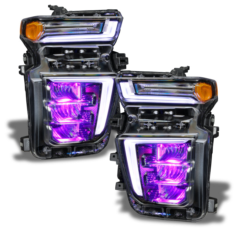 ORACLE Lighting Oracle 20-21 Chevy Silverado HD 2500RGB Headlight Demon Eye Kit - w/o Controller