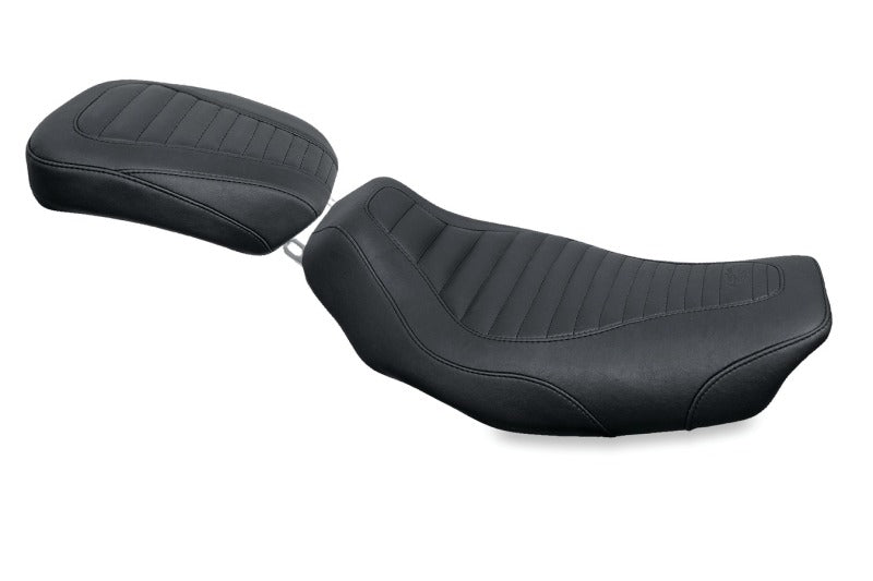 Mustang Motorcycle Mustang 97-07 Harley Electra Glide, Rd Glide Tripper Fastback Solo Seat - Black