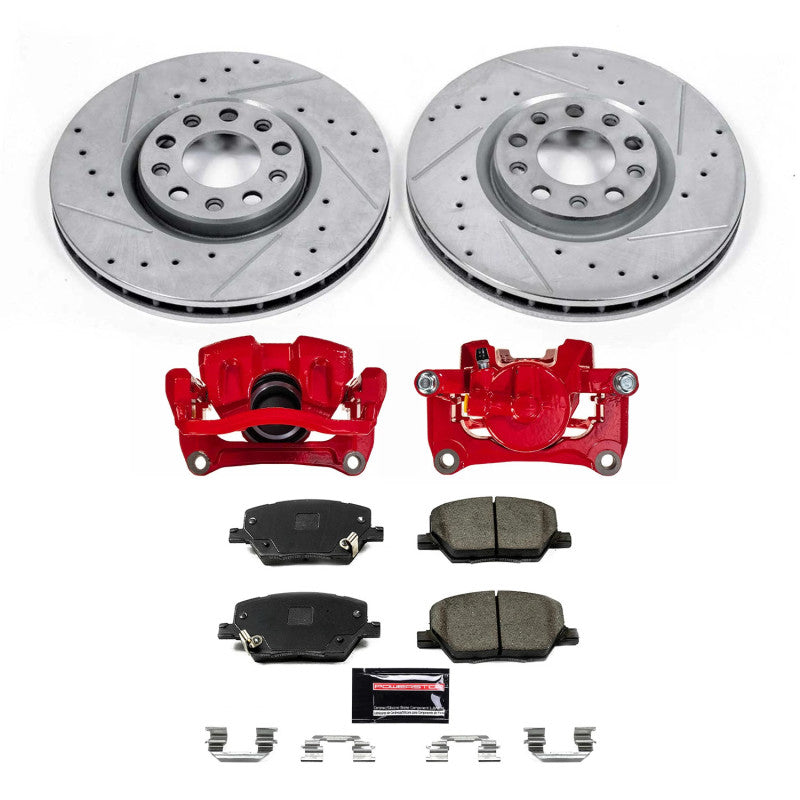 PowerStop Power Stop 16-18 Fiat 500X Front Z23 Evolution Kit w/Calipers