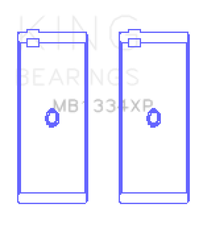 King Engine Bearings Kawasaki ZX-14R (2012-) #1/3/5 (Size +0.25mm) Main Bearing Set