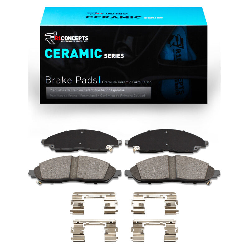 R1 Concepts R1 20-25 Chrysler Pacifica Front Ceramic Pads & Hardware Kit
