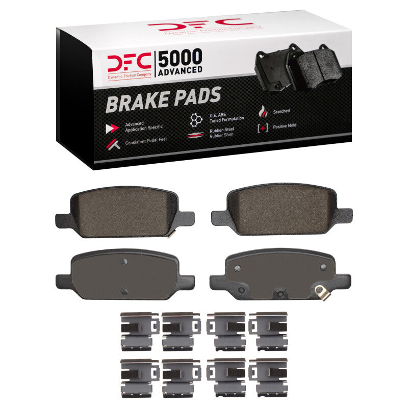 DFC 17-25 Tesla Model Y Rear 5000 Advanced Ceramic Brake Pads and Hardware Kit