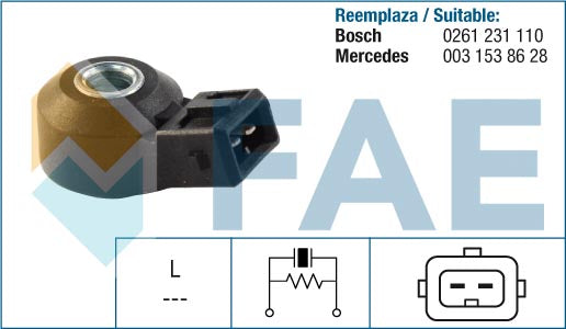 FAE AE60158 Knock Sensor