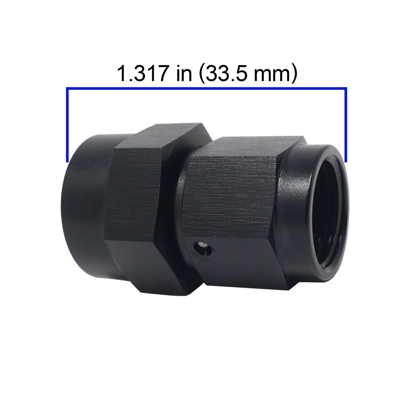 Precision Raceworks AN6 Female Flare to AN6 Female ORB Adapter
