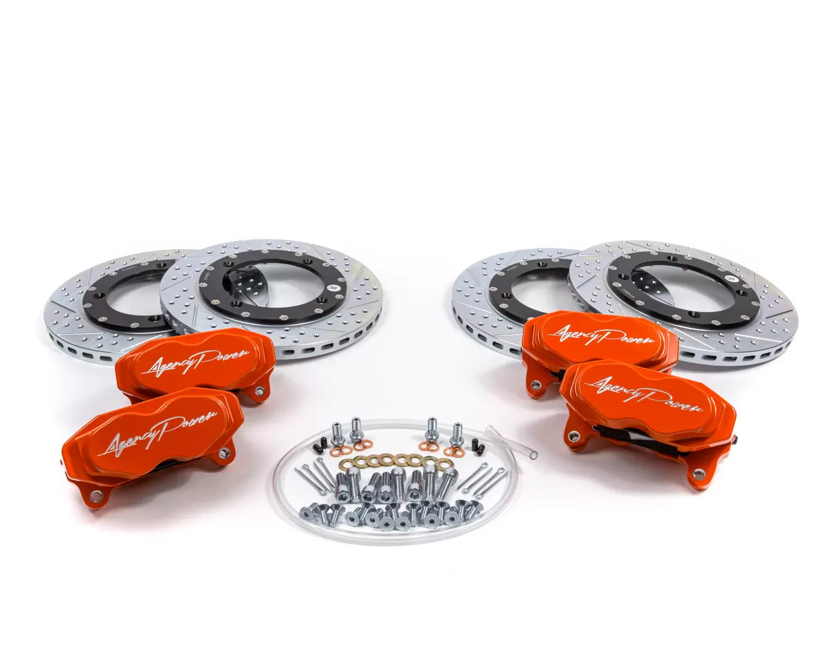Agency Power AP-BRP-X3-460-OR Big Brake Kit Front and Rear Orange Can-Am Maverick X3 Turbo