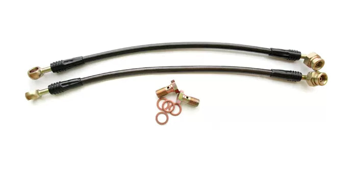 Agency Power AP-CT9A-410 Rear Steel Braided Brake Lines Mitsubishi EVO VIII 03-05