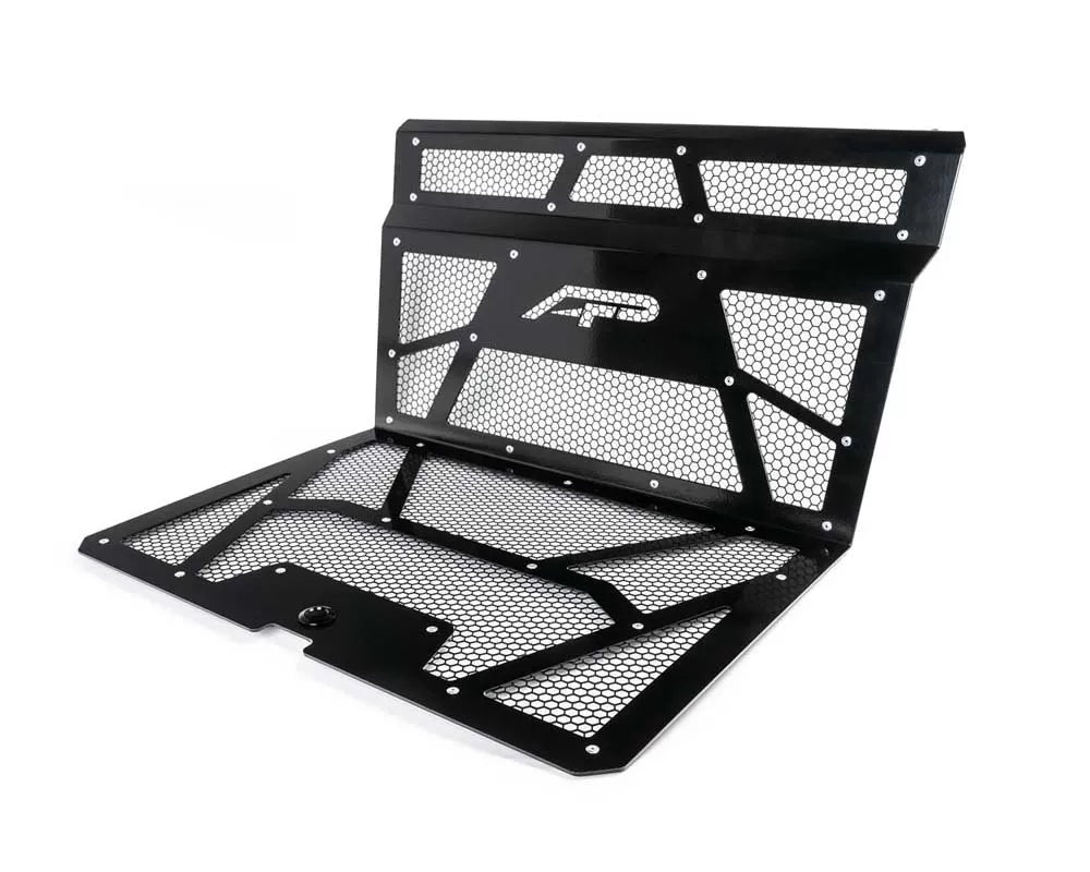 Agency Power AP-RZR-111-FGB-MMBLK Vented Engine Cover Gloss Black | Matte Black Polaris RZR XP 1000 | XP Turbo