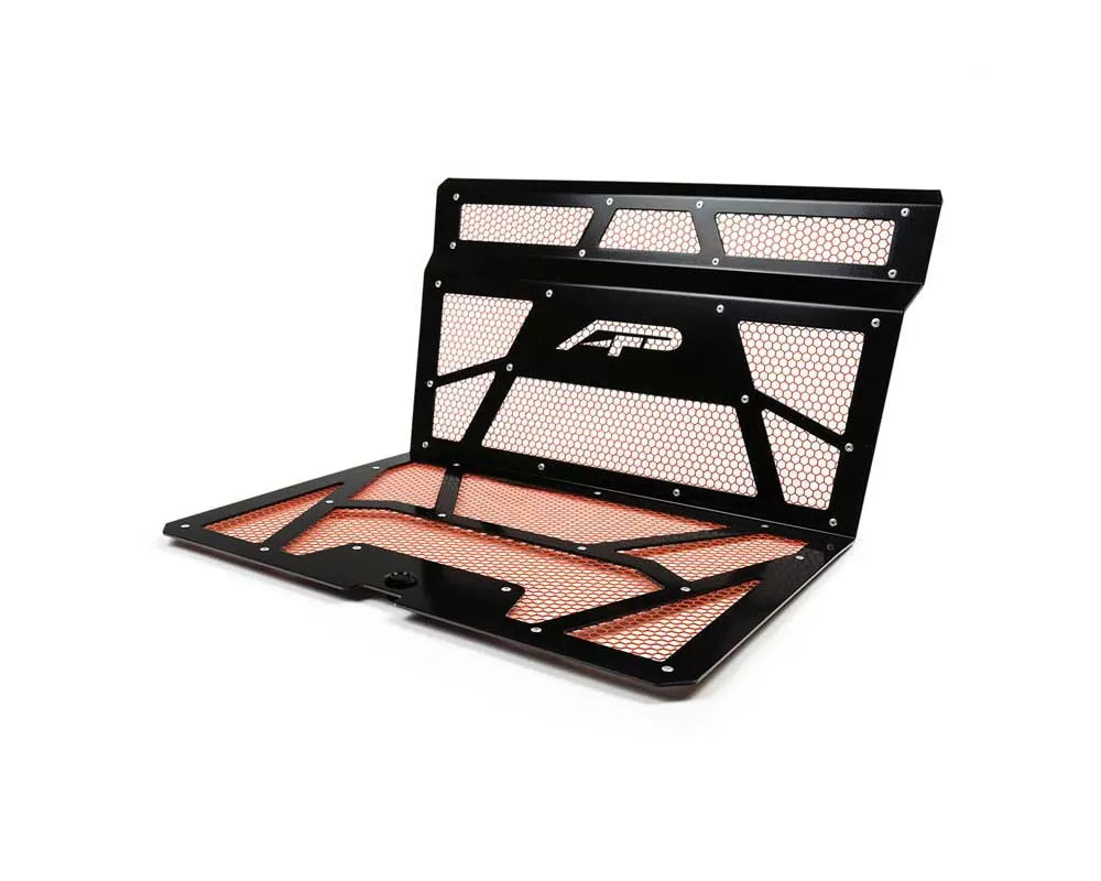 Agency Power AP-RZR-111-FGB-MOR Vented Engine Cover Gloss Black | Orange Polaris RZR XP 1000 | XP Turbo