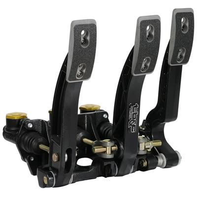 TILTON 72-603 PEDAL ASSEMBLY, ALUMINUM, BLACK, FLOOR MOUNT, BRAKE, CLUTCH, THROTTLE PEDALS, EACH