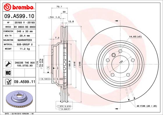 TOURMAX BCF-407 Disc Brake Caliper Repair Kit