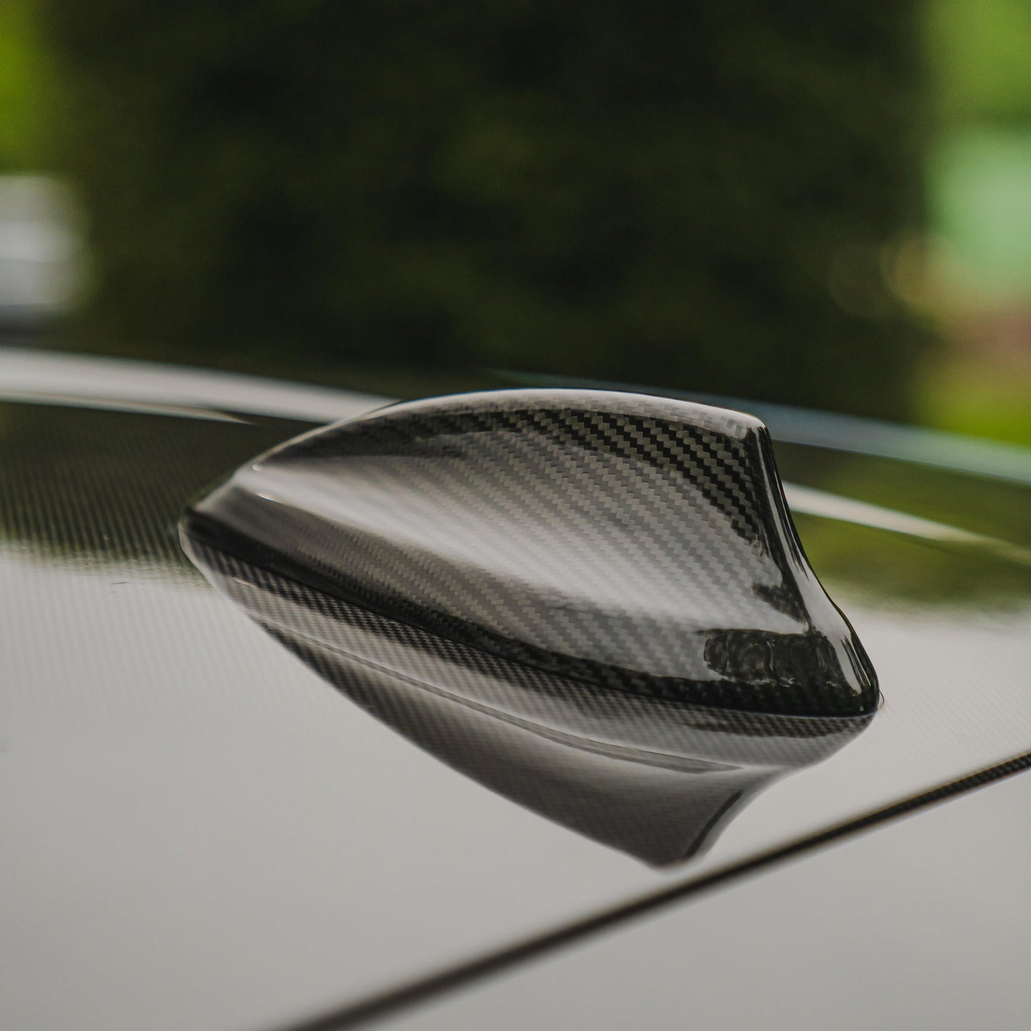 Basic Carbon BMW F Chassis Pre-Preg Carbon Fibre Shark Fin Cover (Inc. 335i, M2, M3, M4, M5, X5M & X6M)