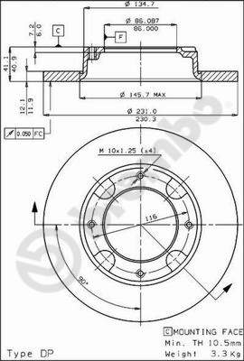 WABCO 12999770 Disc Brake Caliper Repair Kit