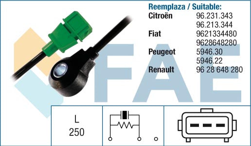 FAE AE60102 Knock Sensor
