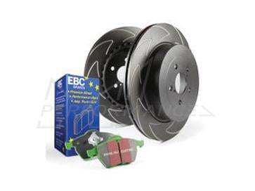 EBC Audi 8X Greenstuff 2000 Series Front Sport Brake Pads & BSD Series Sport Discs Kit - ATE Caliper (S1 & A1) | ML Performance US