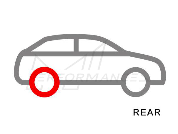 EBC BMW F80 F82 F87 Premium Pin-Drive Rear Discs - Brembo Caliper (Inc. M2, M3, M4 & M4 CS)