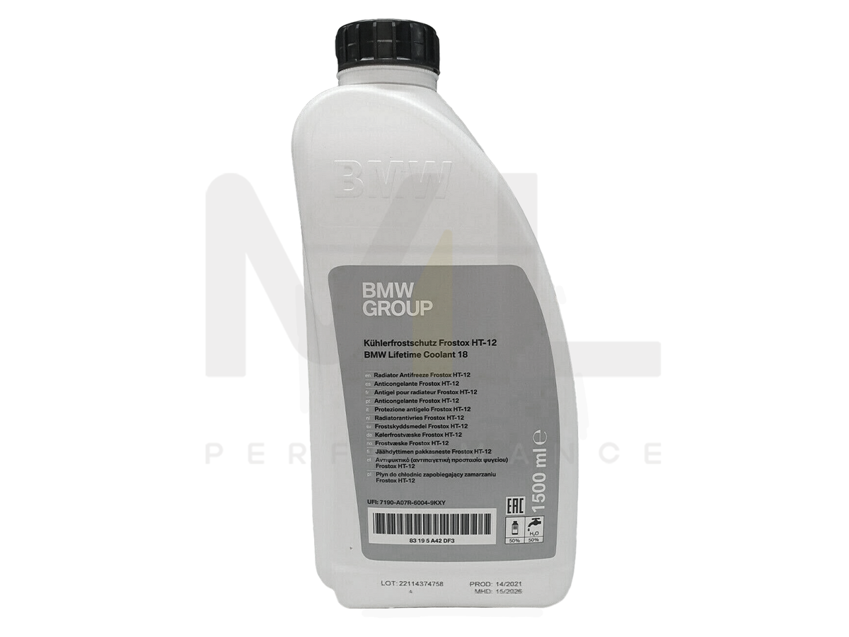 Genuine BMW 1.5L Frostox HT-12 Antifreeze & Anti-corrosion Radiator Coolant - ML Performance UK