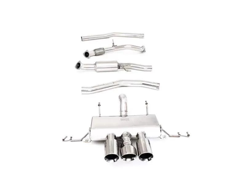 Armytrix Stainless Steel Valvetronic Exhaust System Honda Civic FL5 Type-R 2.0L Turbo with Chrome Silver Tips