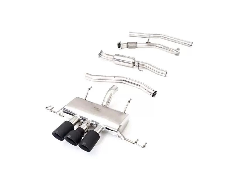 Armytrix Stainless Steel Valvetronic Exhaust System Honda Civic FL5 Type-R 2.0L Turbo with Matte Black Tips