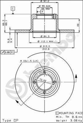 WABCO 12999324VT Disc Brake Caliper Repair Kit