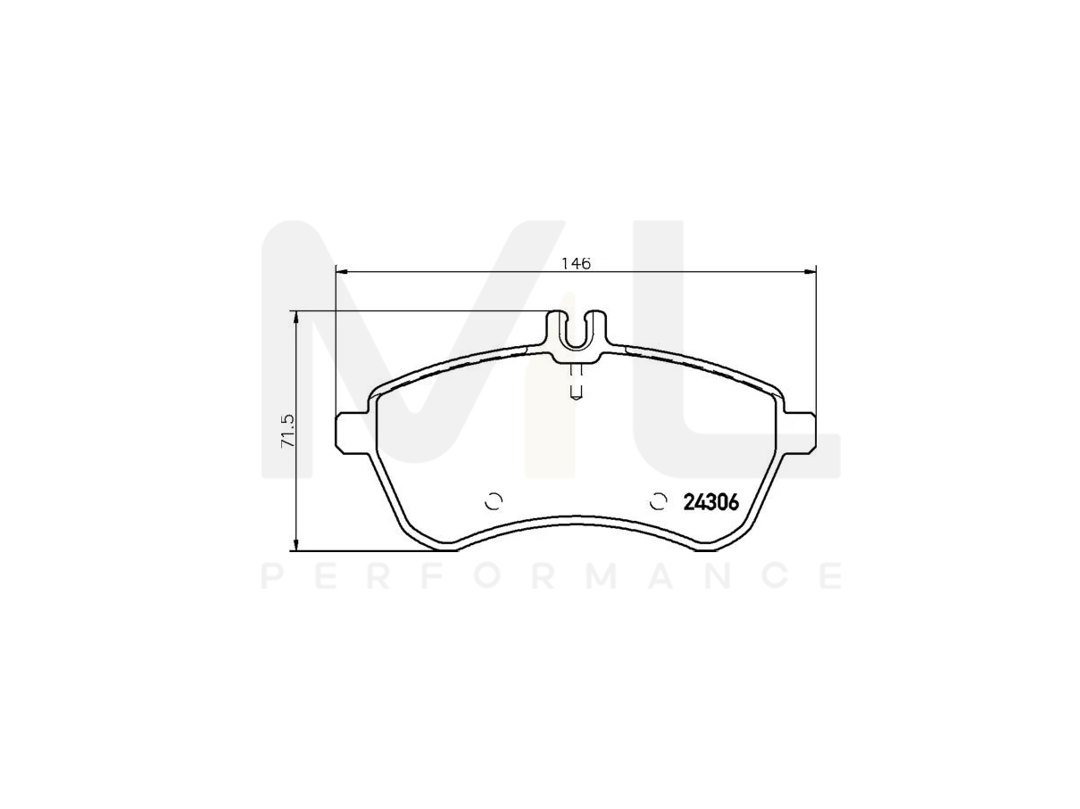 Hella 8DB 355 012-751 Brake Pad Set Prepared For Wear Indicator, With Brake Caliper Screws, With Accessories