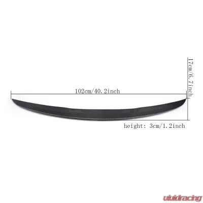 Vivid Racing VR-W176-614 VR Aero Carbon Fiber Rear Trunk Spoiler Mercedes A Class W176 A180 | A200 | A250 | A45 AMG 2013-2018